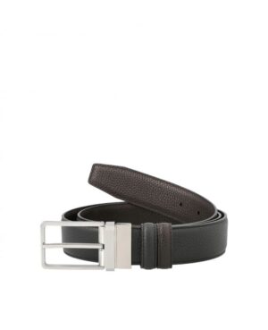 Commando black double sided belt